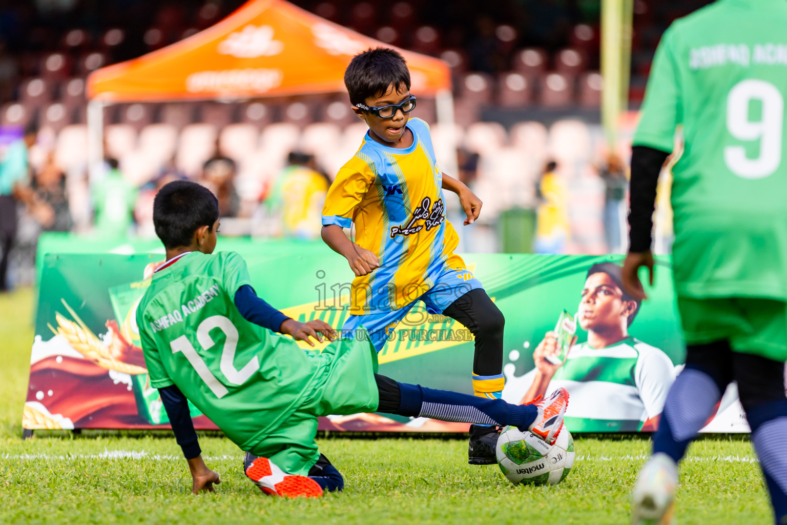 Day 2 of Under 10 MILO Academy Championship 2024 was held at National Stadium in Male', Maldives on Saturday, 27th April 2024. Photos: Nausham Waheed / images.mv