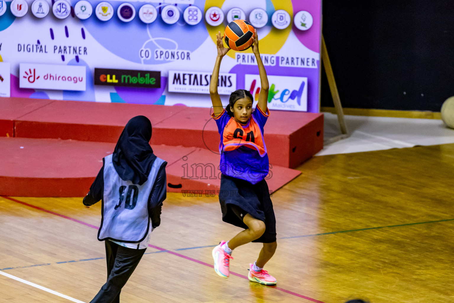 Day 5 of 25th Inter-School Netball Tournament was held in Social Center at Male', Maldives on Tuesday, 13th August 2024. Photos: Nausham Waheed / images.mv