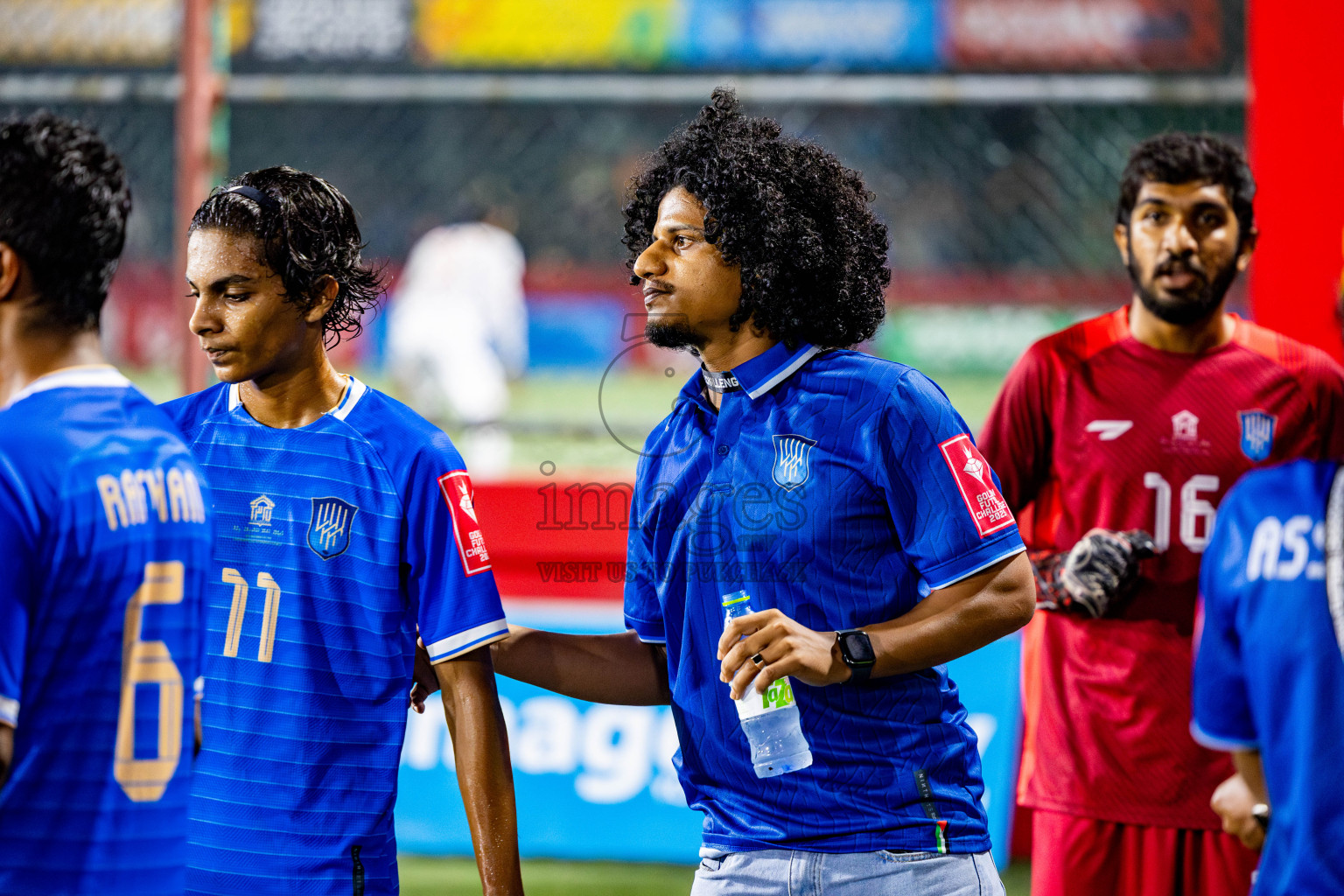 Lh Naifaru vs Lh Kurendhoo in Lhaviyani Atoll Finals Day 26 of Golden Futsal Challenge 2025 was held on Thursday , 30th January 2025, in Hulhumale', Maldives. Photos: Nausham Waheed / images.mv