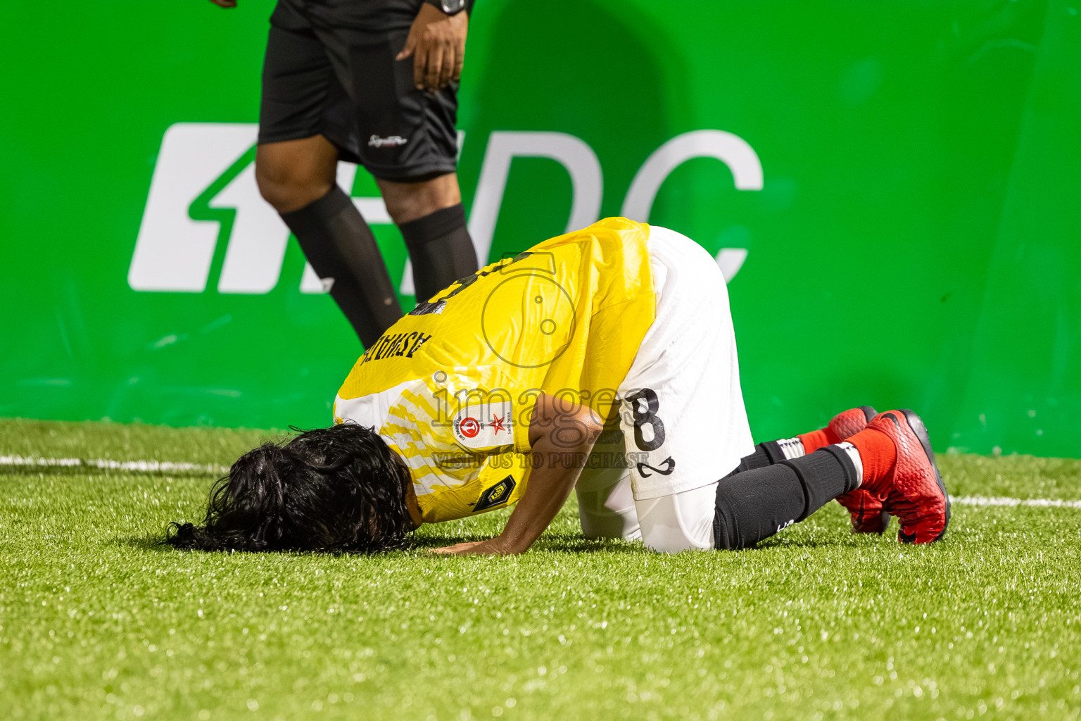 RRC vs United BML in Day 13 of Club Maldives Cup 2025 was held in Rehendhi Futsal Ground, Hulhumale', Maldives on Monday, 13th October 2025. 
Photos: Mohamed Mahfooz Moosa / images.mv