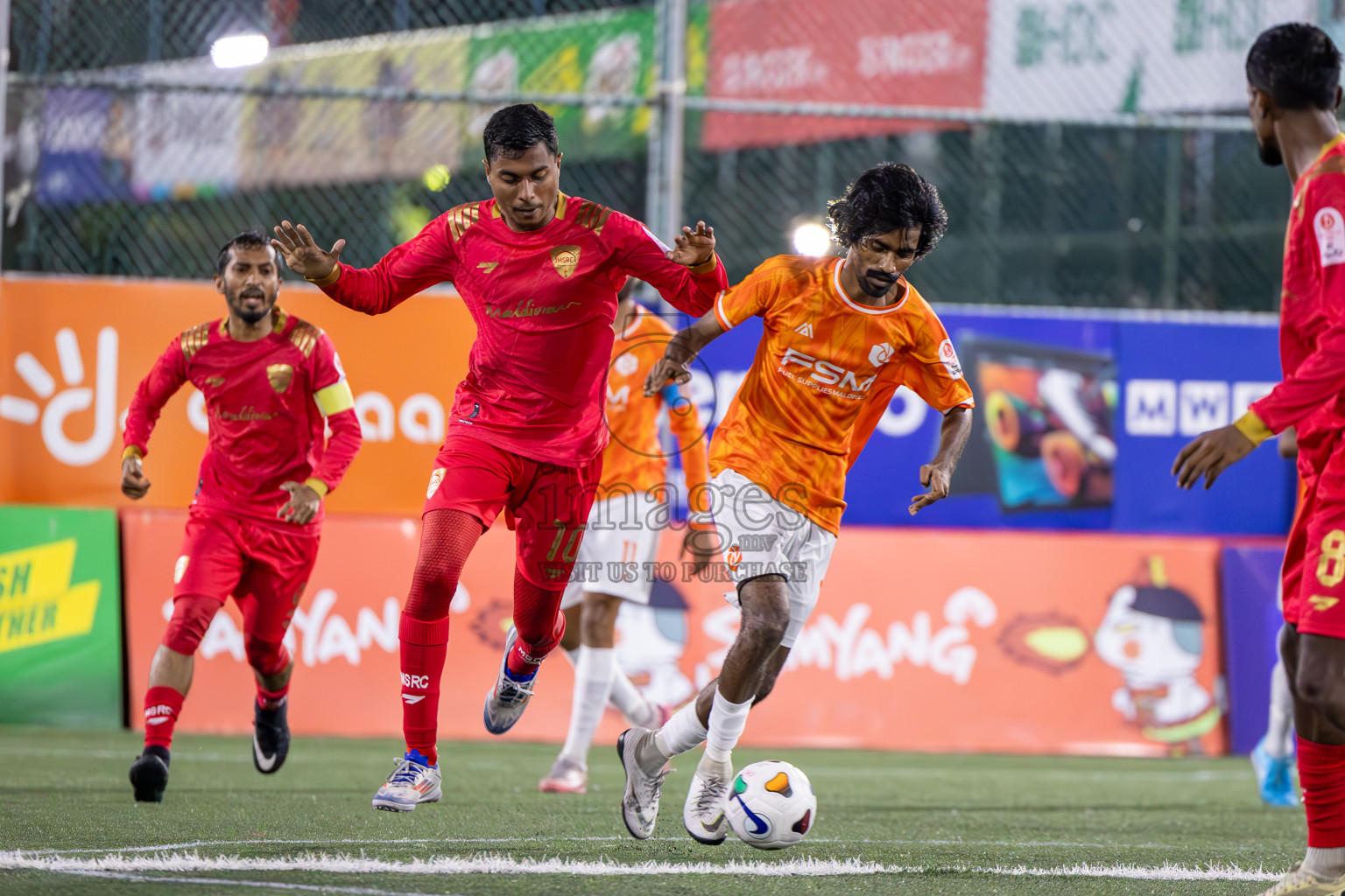 FSM vs Maldivian in Round of 16 of Club Maldives Cup 2024 held in Rehendi Futsal Ground, Hulhumale', Maldives on Monday, 7th October 2024. Photos: Ismail Thoriq / images.mv