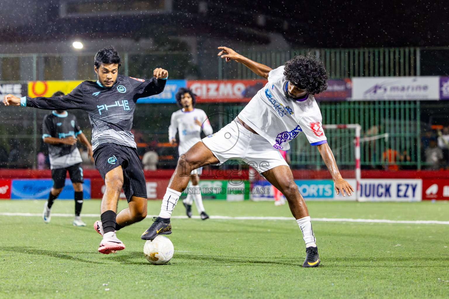 K Guraidhoo vs K Thulusdhoo on Day 18 of Golden Futsal Challenge 2025 was held on Thursday, 23rd January 2025, in Hulhumale', Maldives. Photos: Nausham Waheed / images.mv