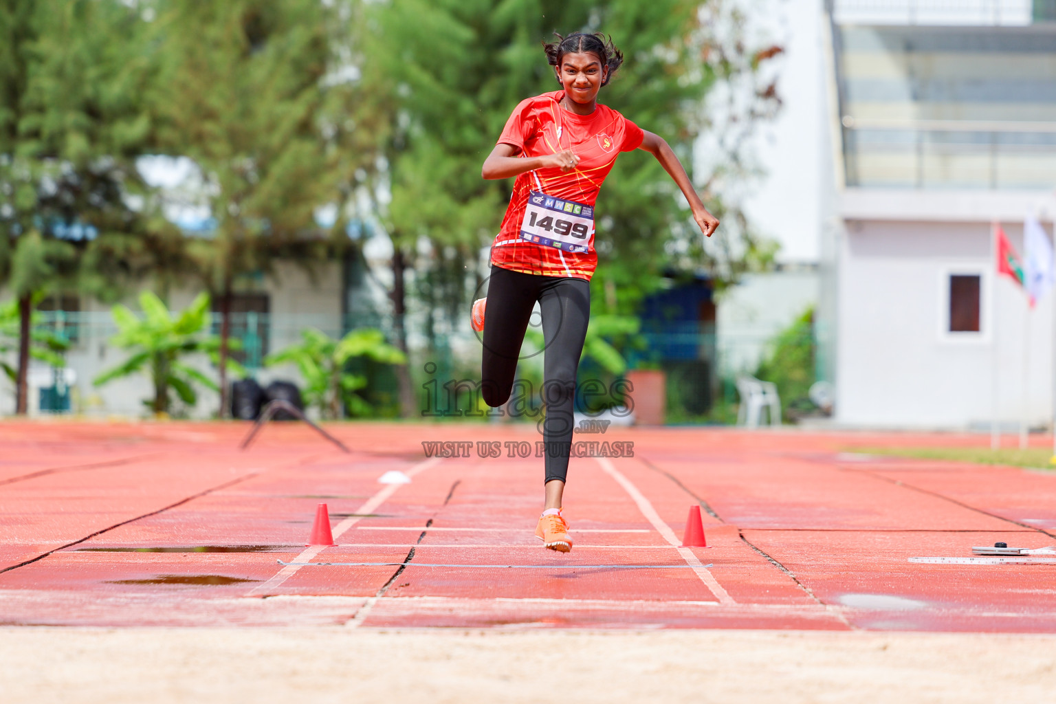 Day 1 of MWSC Interschool Athletics Championships 2024 held in Hulhumale Running Track, Hulhumale, Maldives on Saturday, 9th November 2024. 
Photos by: Ismail Thoriq, Hassan Simah / Images.mv