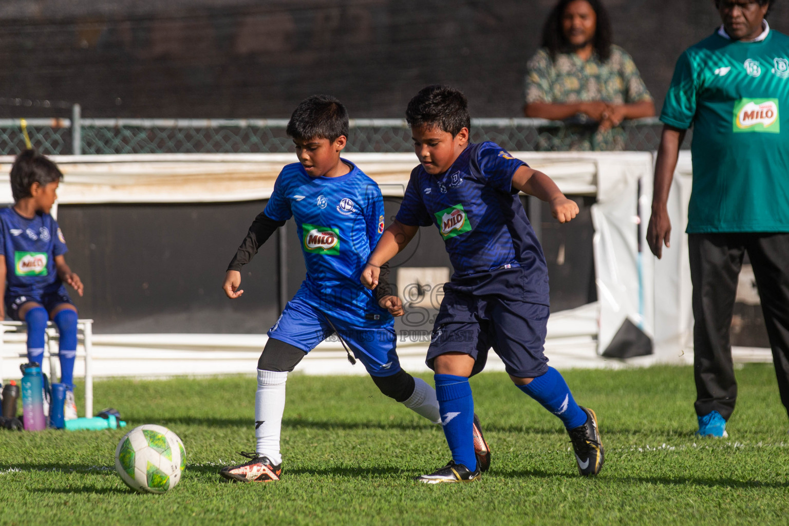 Day 1 of MILO Kids Football Fiesta was held at National Stadium in Male', Maldives on Friday, 23rd February 2024.