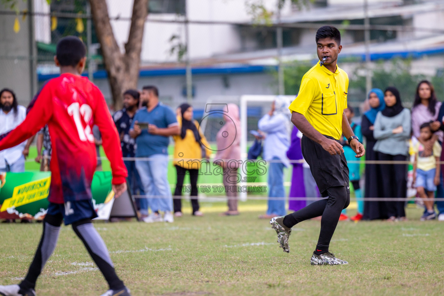 Day 1 of MILO Academy Championship 2024 - U12 was held at Henveiru Grounds in Male', Maldives on Thursday, 4th July 2024. 
Photos: Ismail Thoriq / images.mv