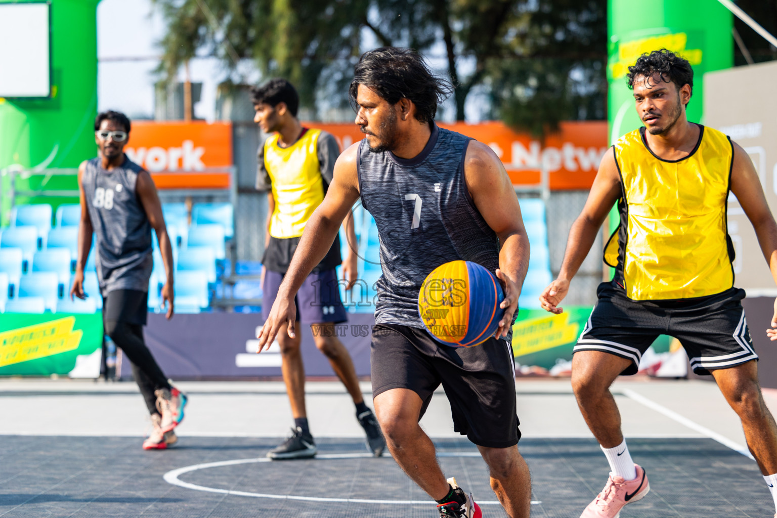 Day 5 of MILO Ramadan 3x3 Challenge 2024 was held in Ekuveni Outdoor Basketball Court at Male', Maldives on Saturday, 16th March 2024.
Photos: Mohamed Mahfooz Moosa / images.mv