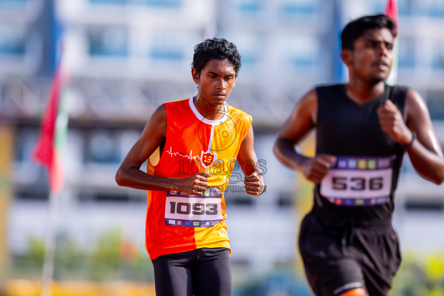 Day 6 of MWSC Interschool Athletics Championships 2024 held in Hulhumale Running Track, Hulhumale, Maldives on Thursday, 14th November 2024. Photos by: Nausham Waheed / Images.mv