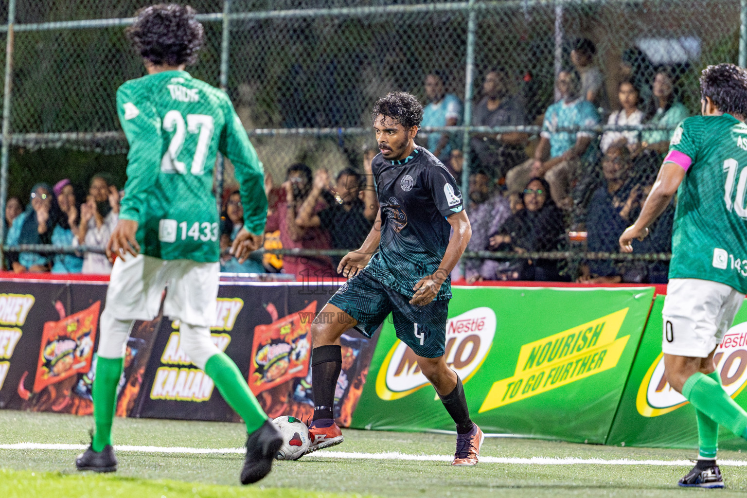 SDFC VS TEAM BADHAHI in Club Maldives Classic 2024 held in Rehendi Futsal Ground, Hulhumale', Maldives on Monday, 9th September 2024. Photos: Nausham Waheed / images.mv