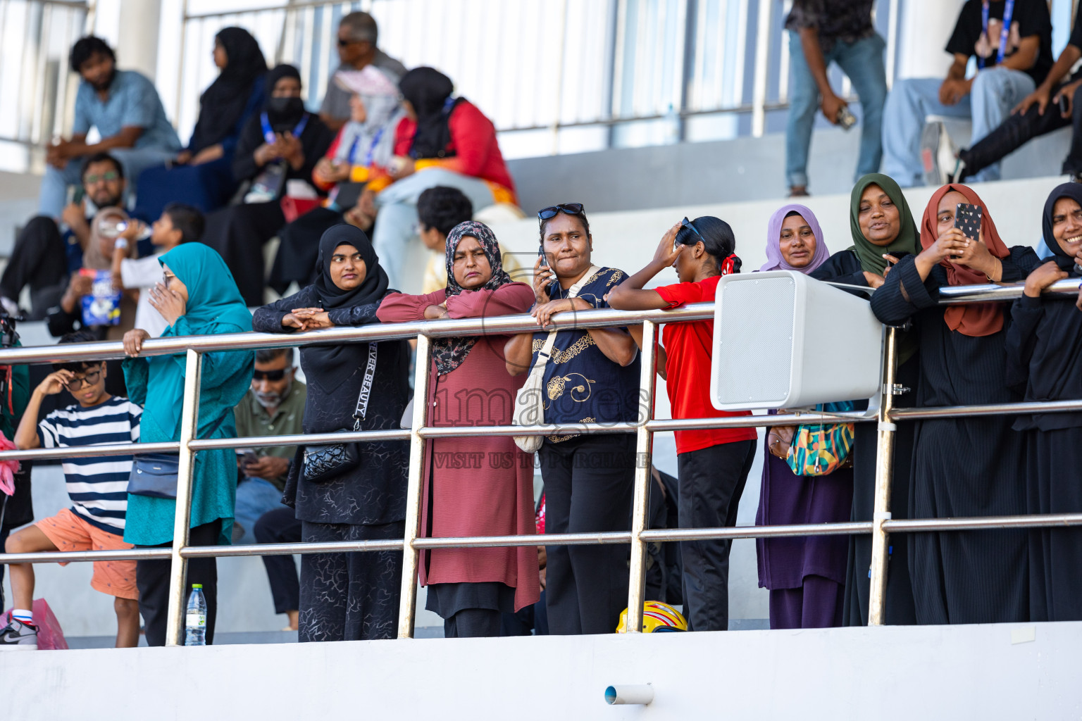 Day 1 of MWSC Interschool Athletics Championships 2024 held in Hulhumale Running Track, Hulhumale, Maldives on Saturday, 9th November 2024. Photos by: Ismail Thoriq / Images.mv