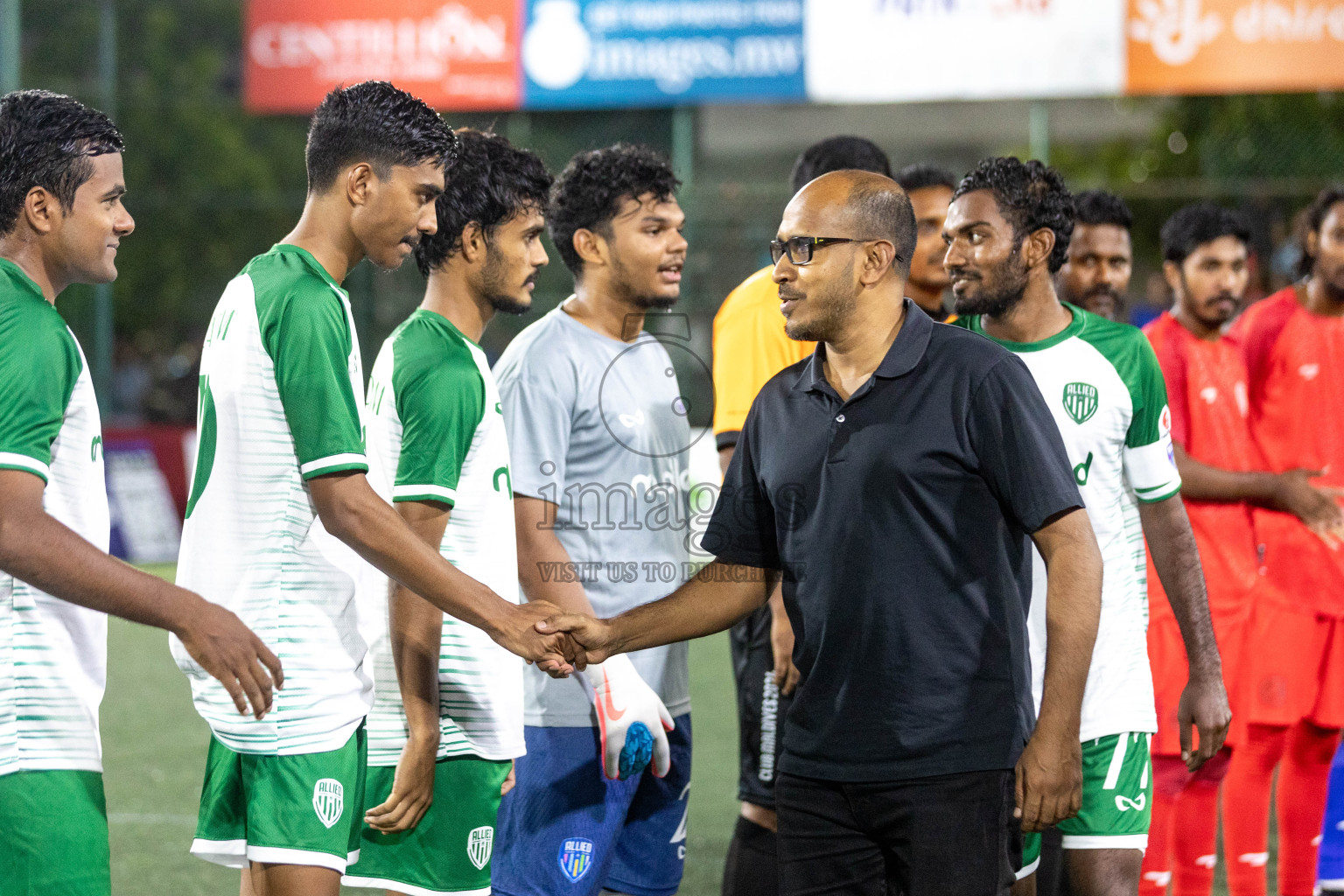 Team Allied vs Club HDC in Club Maldives Cup 2024 held in Rehendi Futsal Ground, Hulhumale', Maldives on Friday, 27th September 2024. 
Photos: Hassan Simah / images.mv