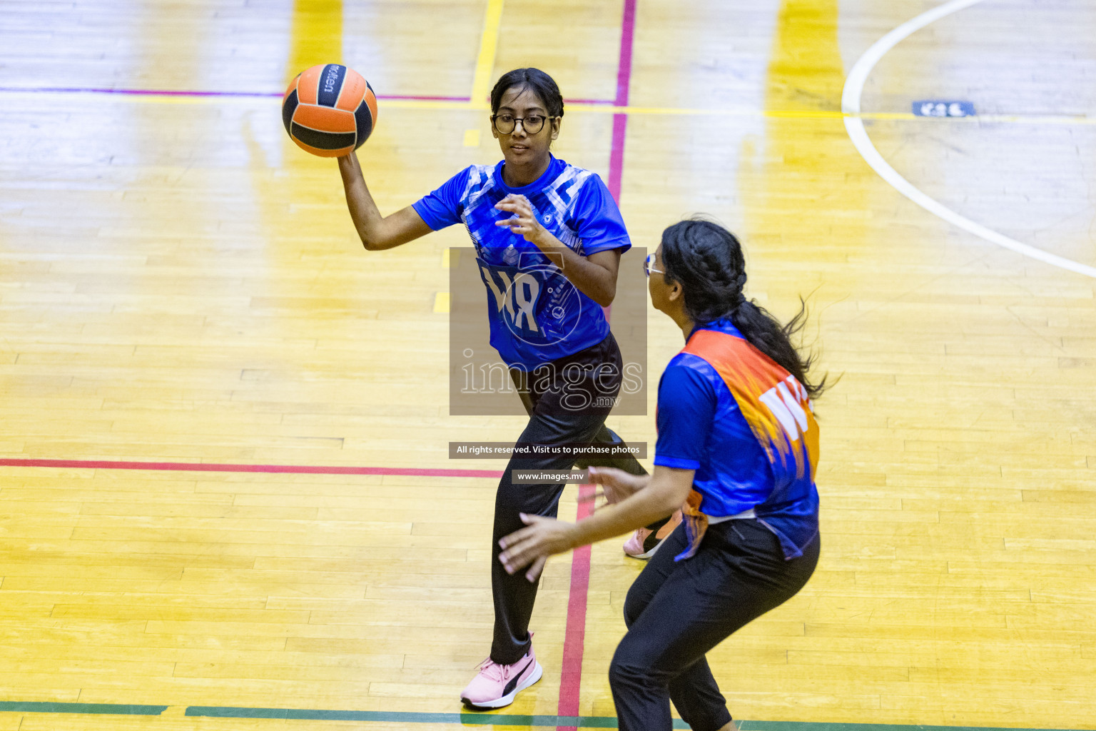 Day3 of 24th Interschool Netball Tournament 2023 was held in Social Center, Male', Maldives on 29th October 2023. Photos: Nausham Waheed, Mohamed Mahfooz Moosa / images.mv