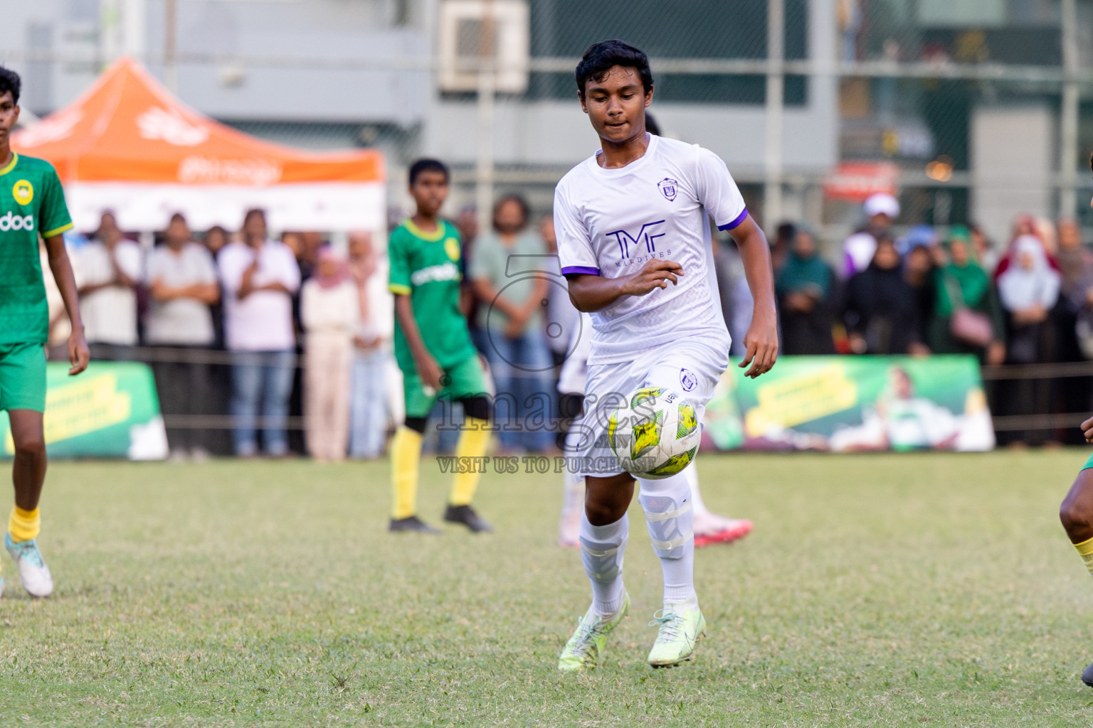 Day 2 of MILO Academy Championship 2024 held in Henveyru Stadium, Male', Maldives on Thursday, 1st November 2024. Photos:Hassan Simah / Images.mv