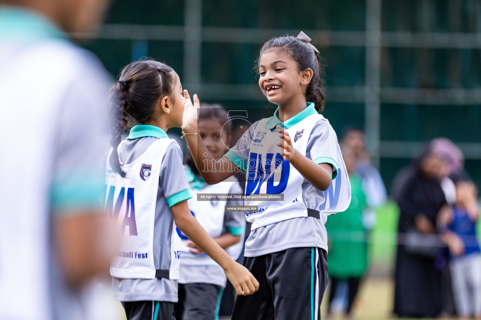 Day 2 of Nestle' Kids Netball Fiesta 2023 held in Henveyru Stadium, Male', Maldives on Thursday, 1st December 2023. Photos by Nausham Waheed / Images.mv