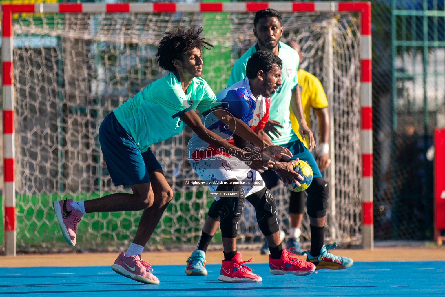 Day 6 of 6th MILO Handball Maldives Championship 2023, held in Handball ground, Male', Maldives on Thursday, 25th May 2023 Photos: Shuu Abdul Sattar/ Images.mv