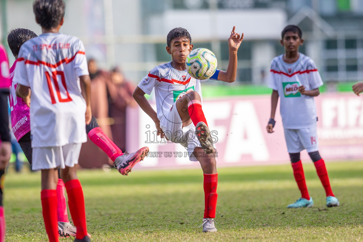 Dhivehi Youth League 2024 - Day 1. Matches held at Henveiru Stadium on 21st November 2024 , Thursday. Photos: Shuu Abdul Sattar/ Images.mv