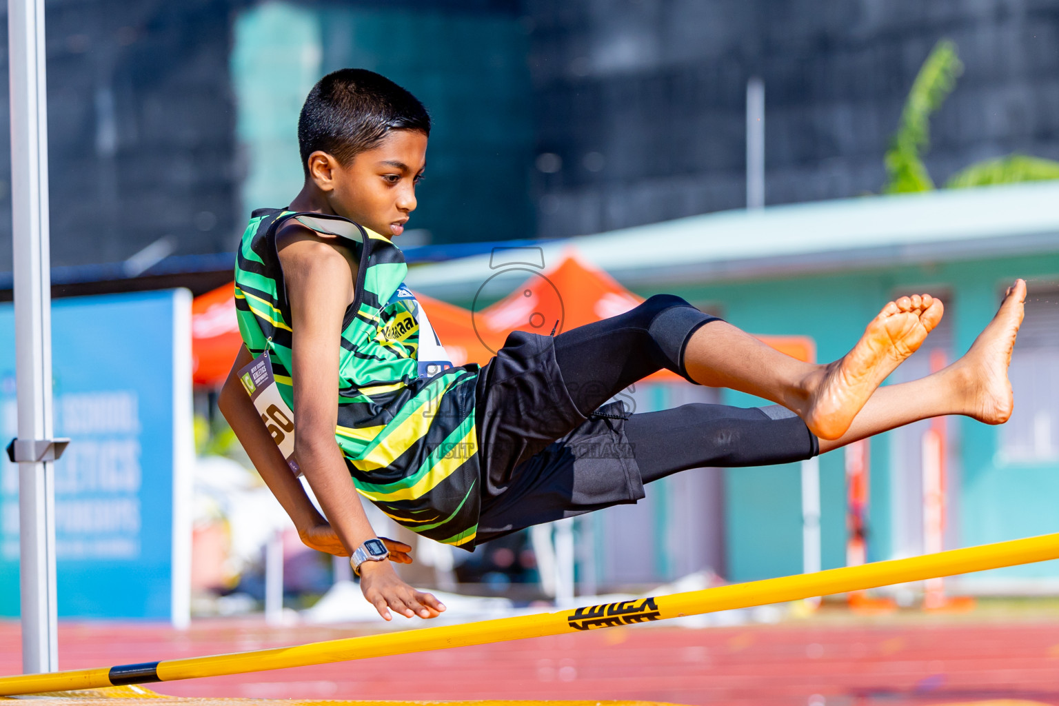 Day 3 of MWSC Interschool Athletics Championships 2024 held in Hulhumale Running Track, Hulhumale, Maldives on Monday, 11th November 2024. Photos by:  Nausham Waheed / Images.mv