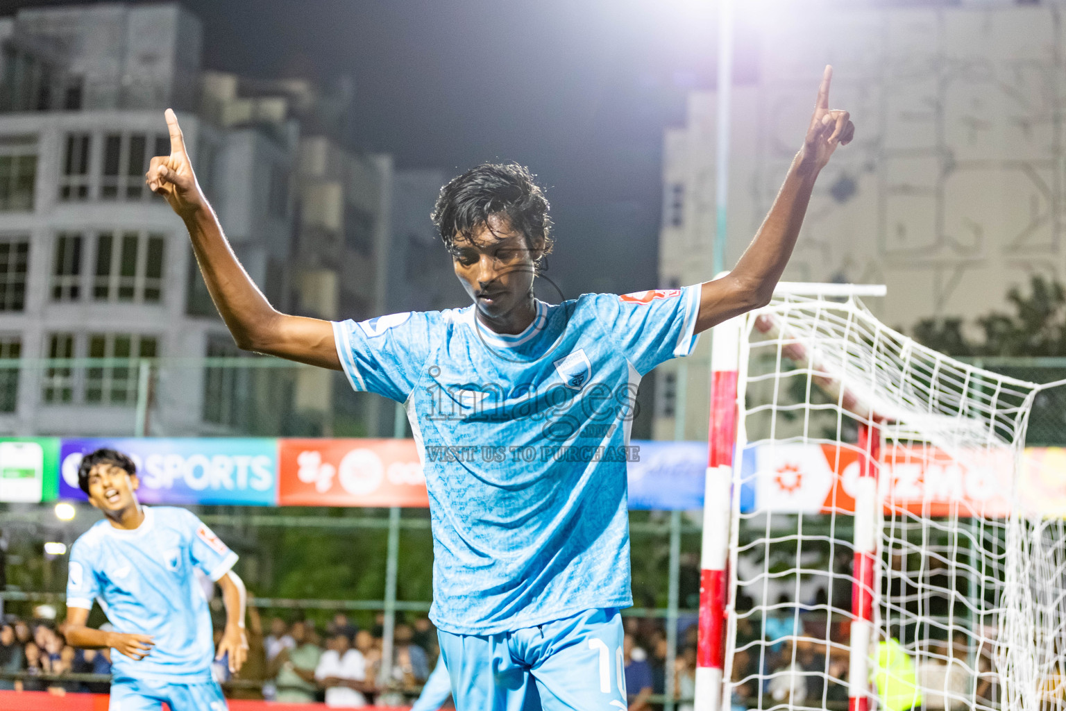 HA Dhidhdhoo vs HA Vashafaru in Day 5 of Golden Futsal Challenge 2025 on Thursday, 9th January 2025, in Hulhumale', Maldives 
Photos: Hassan Simah / images.mv