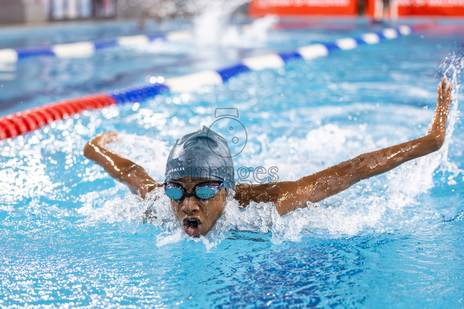 Day 2 of 20th BML Inter-school Swimming Competition 2024 held in Hulhumale', Maldives on Sunday, 13th October 2024. Photos: Ismail Thoriq / images.mv