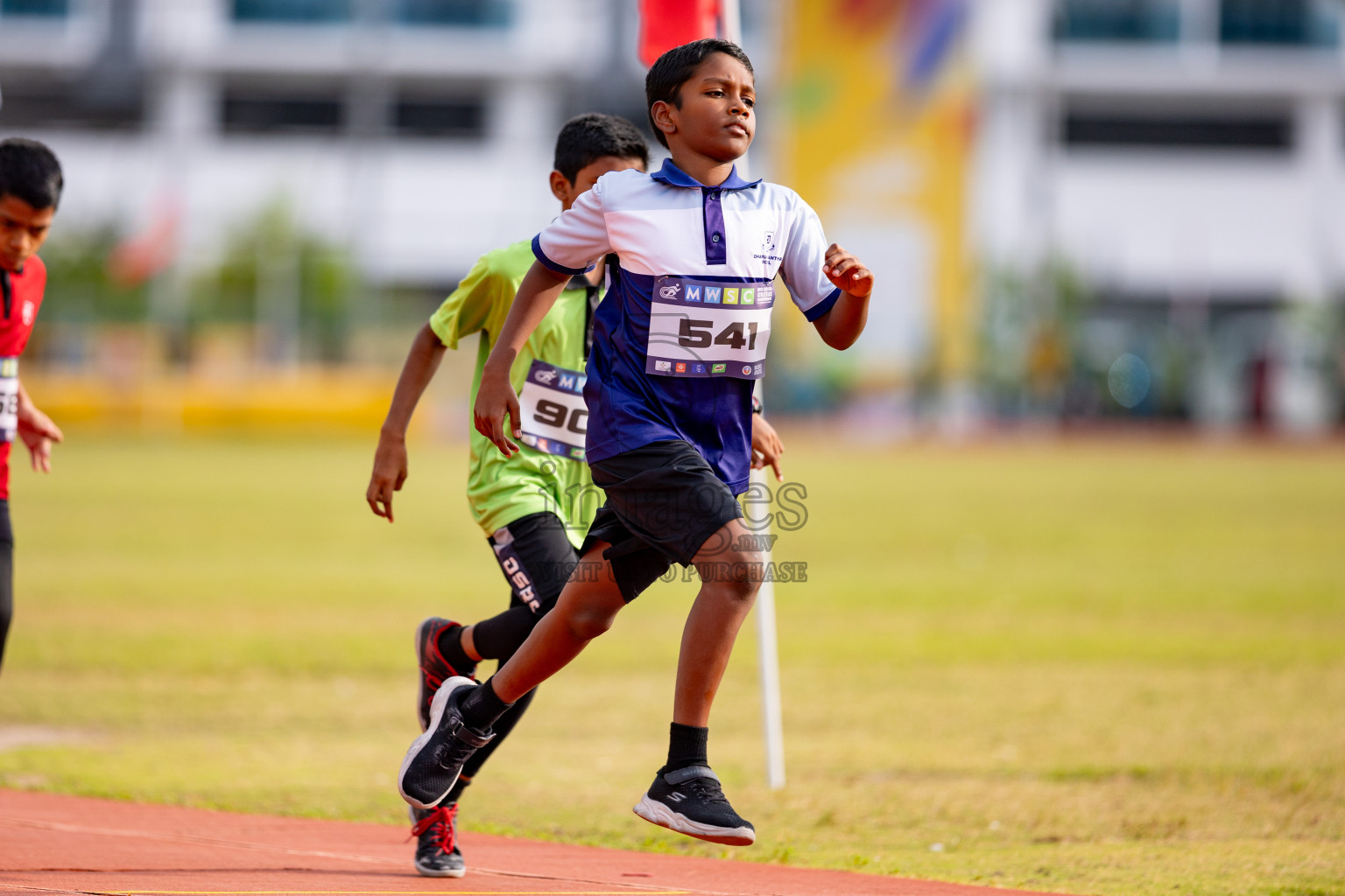 Day 3 of MWSC Interschool Athletics Championships 2024 held in Hulhumale Running Track, Hulhumale, Maldives on Monday, 11th November 2024. 
Photos by: Hassan Simah / Images.mv