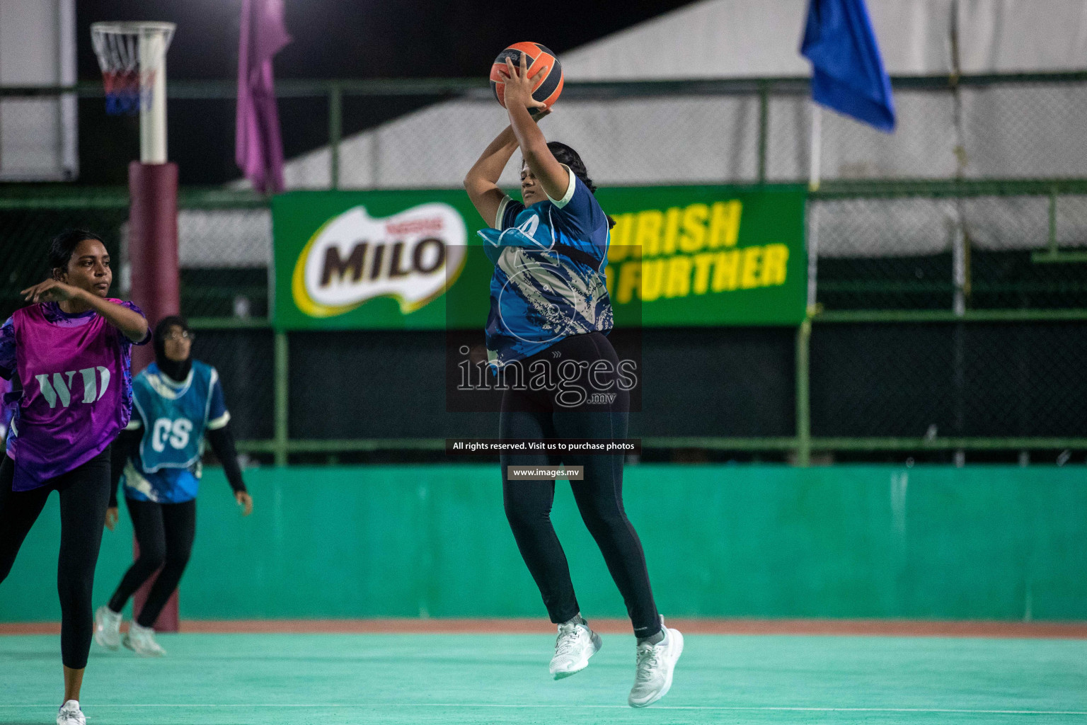 Day 4 of 20th Milo National Netball Tournament 2023, held in Synthetic Netball Court, Male', Maldives on 2nd  June 2023 Photos: Nausham Waheed/ Images.mv