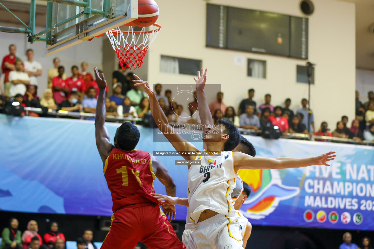 Maldives vs Bhutan in Five Nation Championship 2023 was held in Social Center, Male', Maldives on Thursday, 15th June 2023. Photos: Ismail Thoriq / images.mv