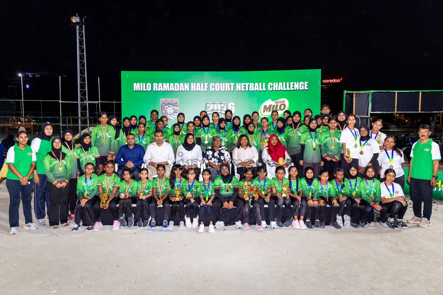 Finals of MILO Ramadan Halfcourt Netball Challenge 2026 was held in Central Park, Hulhumale', Maldives on Friday, 6th March 2026. Photos: Nausham / images.mv