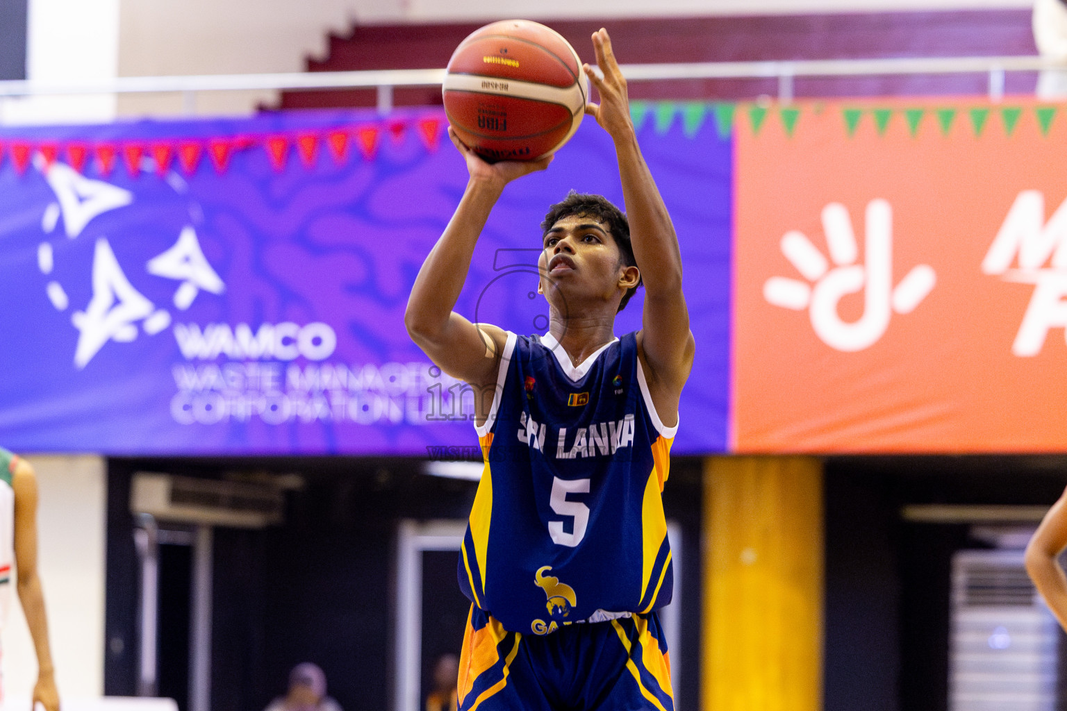 Sri Lanka vs Bangladesh in Day 2 of Under 16 Asian Cup SABA Qualifiers 2025 was held in Social Center, Male', Maldives on Friday, 13th June 2025. Photos: Nausham Waheed / images.mv