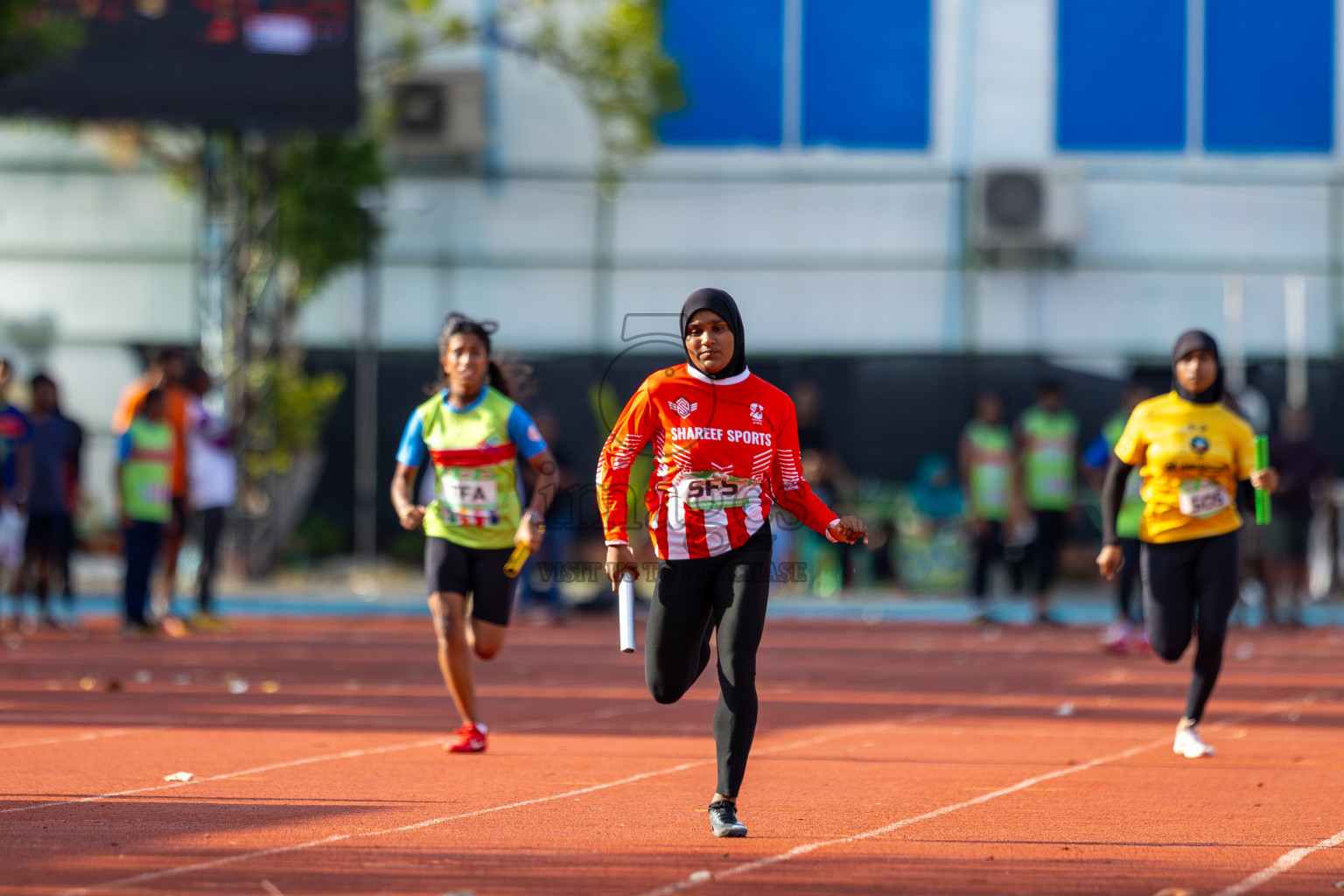 Day 2 of 12th Milo Association Championships was held in Ekuveni Track at Male', Maldives on Friday, 25th April 2025. Photos: Ismail Thoriq / images.mv