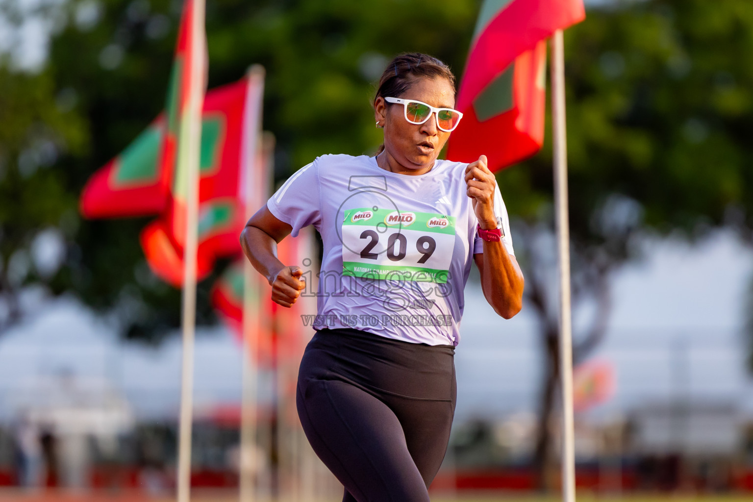 Day 1 of National Athletics Championship 2025 was held at Ekuveni Running Ground in Male', Maldives on Thursday, 14th August 2025. Photos: Nausham Waheed / images.mv