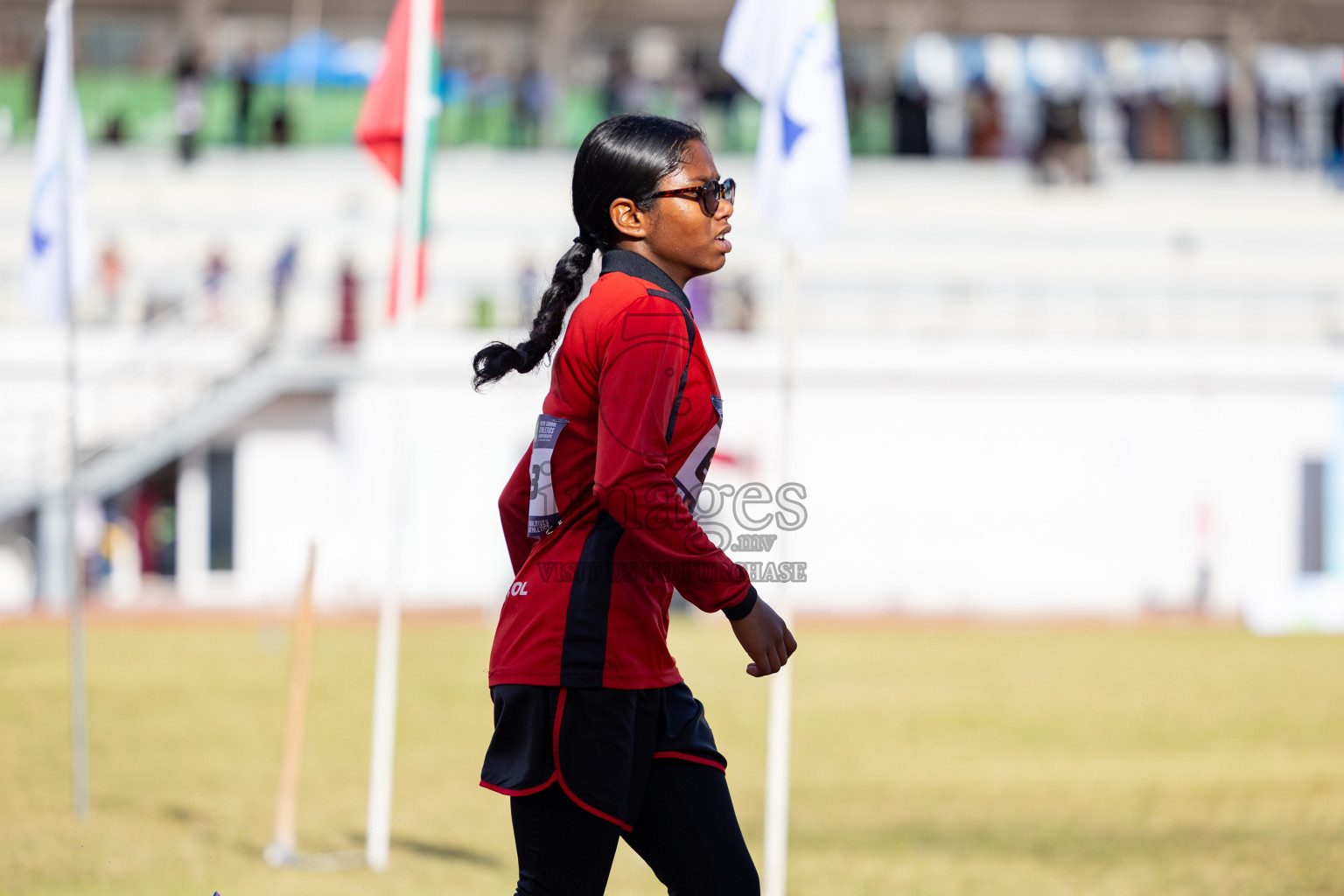 Day 1 of MWSC Interschool Athletics Championships 2024 held in Hulhumale Running Track, Hulhumale, Maldives on Saturday, 9th November 2024. 
Photos by: Ismail Thoriq, Hassan Simah / Images.mv