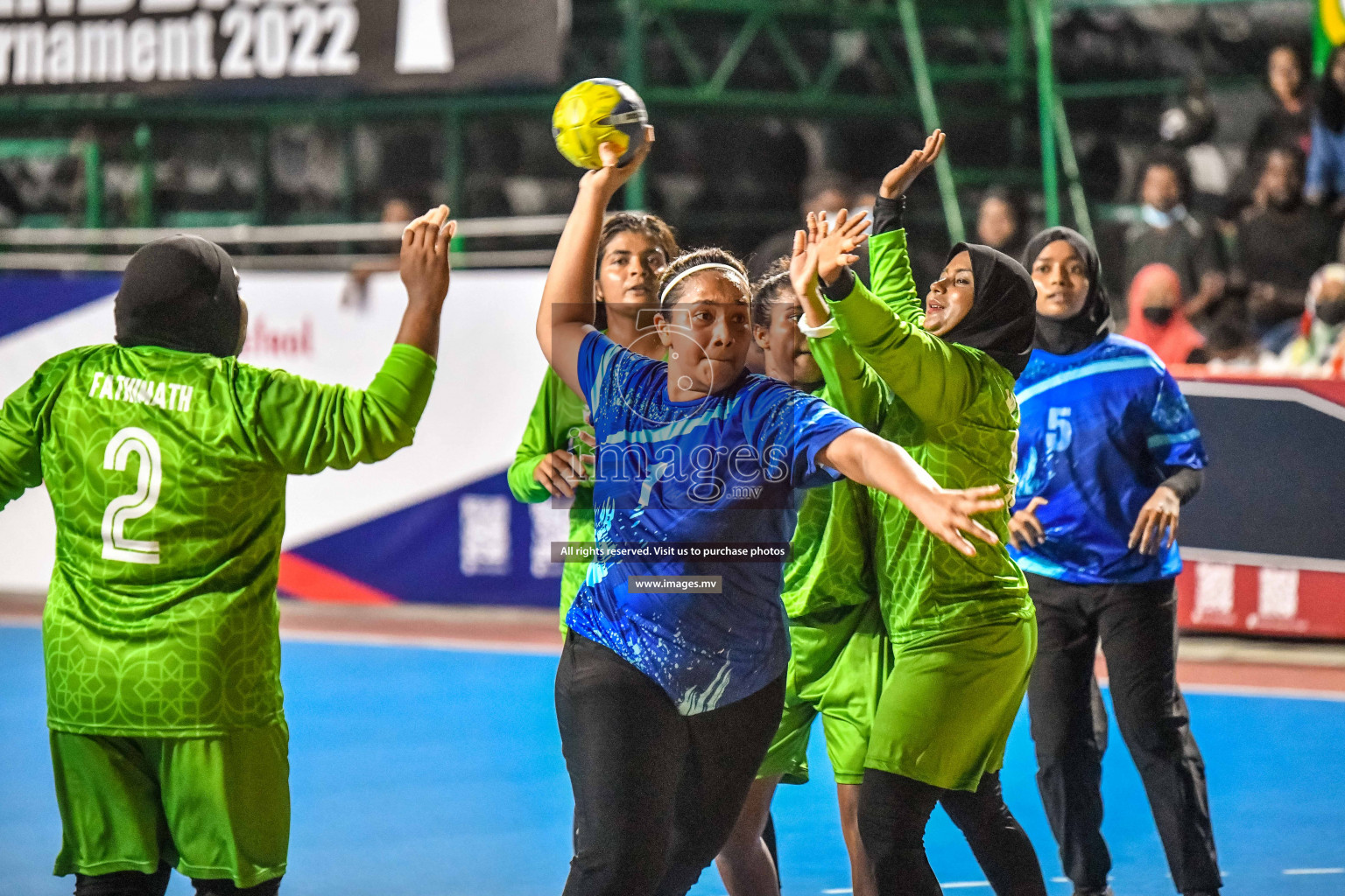 Day 9 of Milo 6th Inter Office Handball Tournament 2022 - Photos by Nausham Waheed