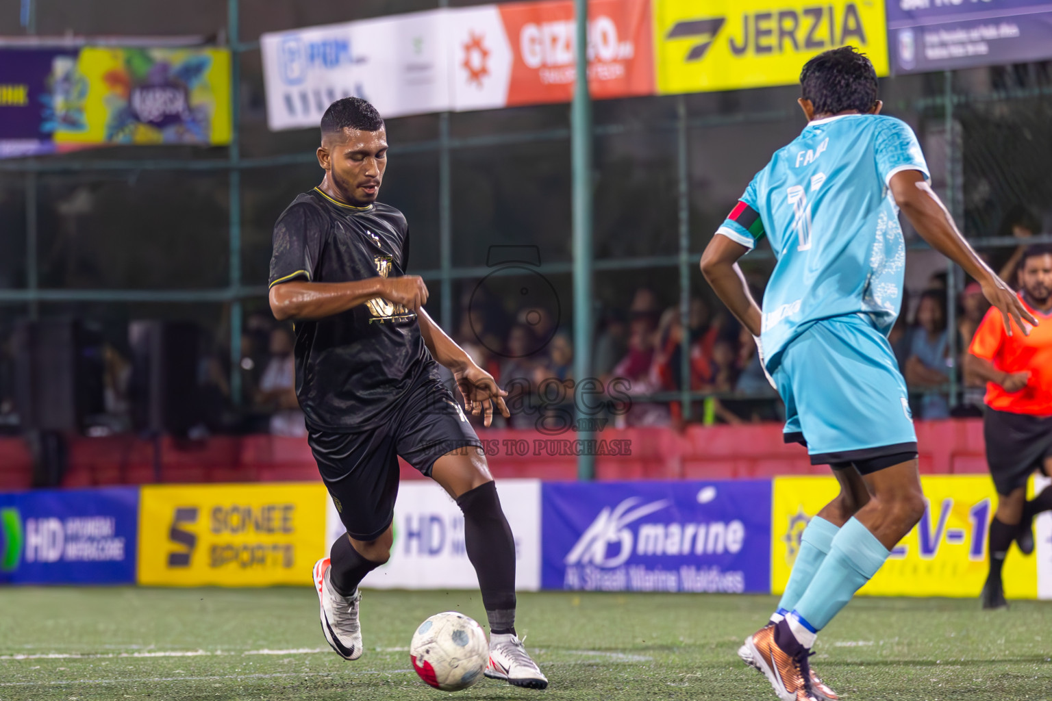 HA Utheemu HA Dhidhdhoo in Day 23 of Golden Futsal Challenge 2024 was held on Tuesday , 6th February 2024 in Hulhumale', Maldives
Photos: Ismail Thoriq / images.mv