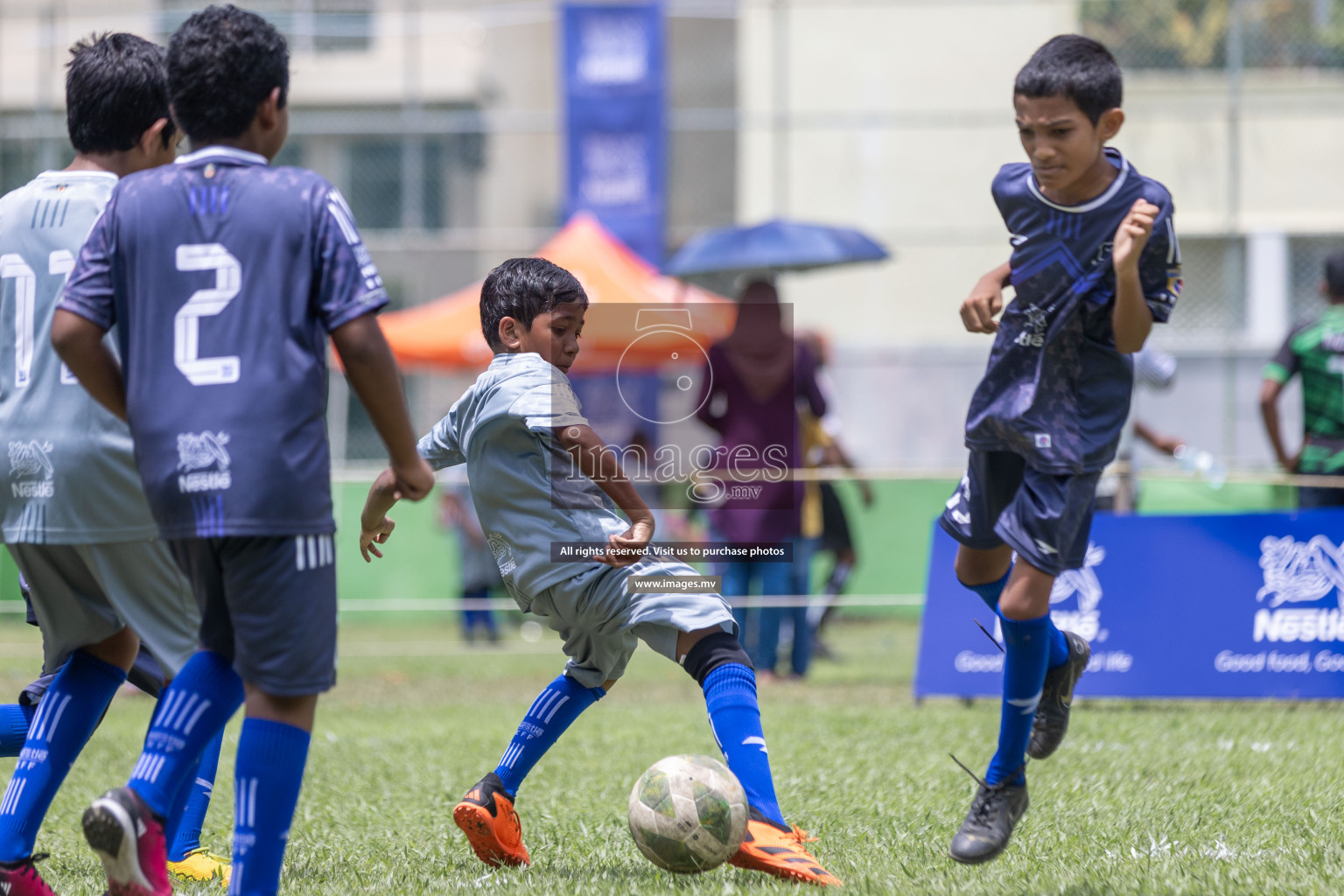 Day 1 of Nestle kids football fiesta, held in Henveyru Football Stadium, Male', Maldives on Wednesday, 11th October 2023 Photos: Shut Abdul Sattar/ Images.mv