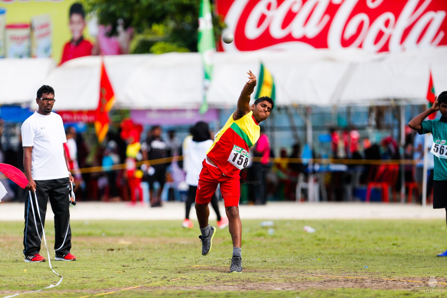 Interschool Athletics held from 2 - 5 September 2016 in Male', Maldives, Saturday, 3, September 2016.(Images.mv Photo/ Abdulla Abeedh). 