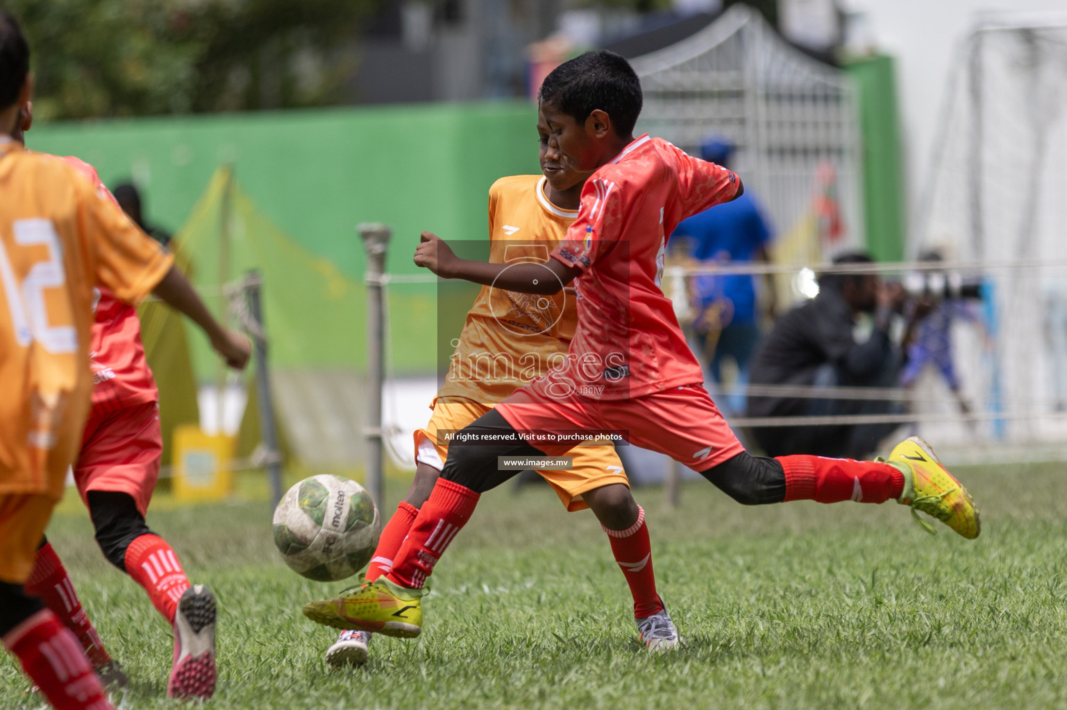 Day 1 of Nestle kids football fiesta, held in Henveyru Football Stadium, Male', Maldives on Wednesday, 11th October 2023 Photos: Shut Abdul Sattar/ Images.mv