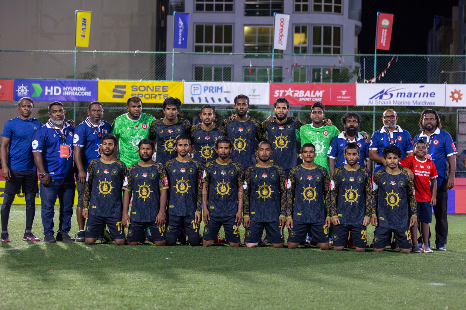 HA Muraidhoo vs HA Maarandhoo in Day 5 of Golden Futsal Challenge 2024 was held on Friday, 19th January 2024, in Hulhumale', Maldives Photos: Mohamed Mahfooz Moosa / images.mv