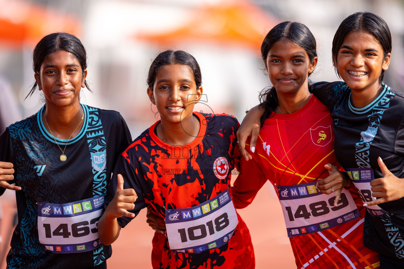 Day 5 of MWSC Interschool Athletics Championships 2024 held in Hulhumale Running Track, Hulhumale, Maldives on Wednesday, 13th November 2024. Photos by: Raif Yoosuf / Images.mv