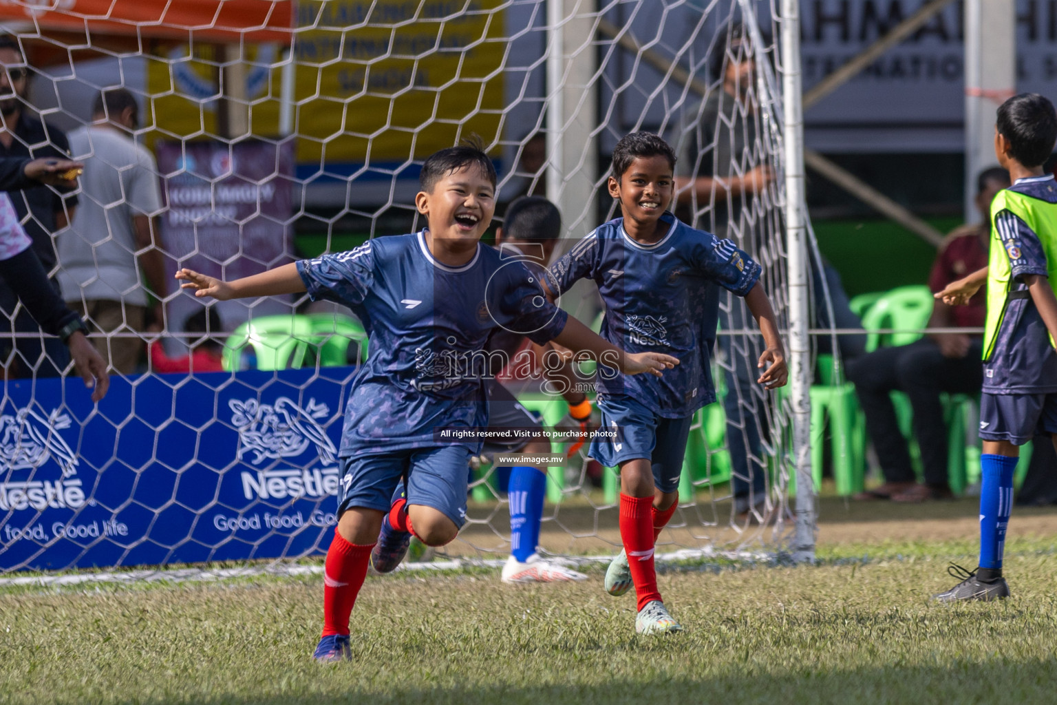 Day 3 of Nestle Kids Football Fiesta, held in Henveyru Football Stadium, Male', Maldives on Friday, 13th October 2023
Photos: Hassan Simah, Ismail Thoriq / images.mv