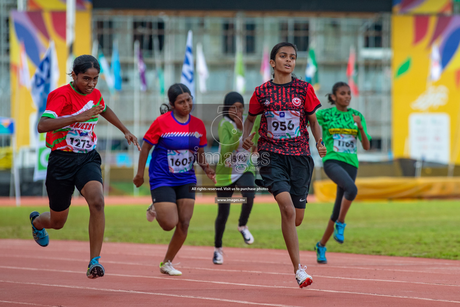 Day two of Inter School Athletics Championship 2023 was held at Hulhumale' Running Track at Hulhumale', Maldives on Sunday, 15th May 2023. Photos: Nausham Waheed / images.mv