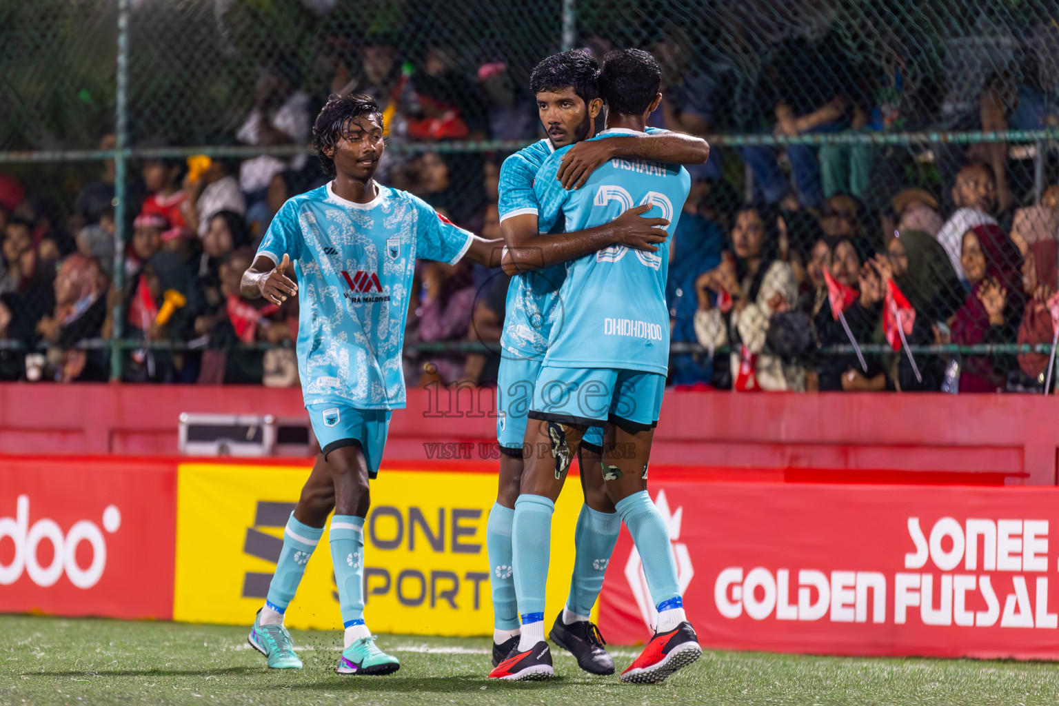 HA Utheemu HA Dhidhdhoo in Day 23 of Golden Futsal Challenge 2024 was held on Tuesday , 6th February 2024 in Hulhumale', Maldives
Photos: Ismail Thoriq / images.mv