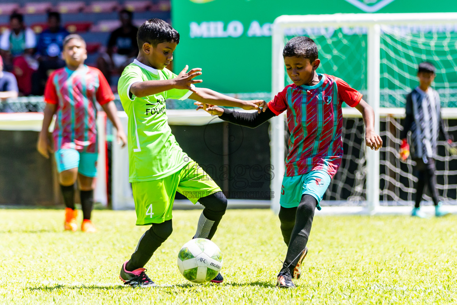 Day 1 of Under 10 MILO Academy Championship 2024 was held at National Stadium in Male', Maldives on Friday, 26th April 2024. Photos: Nausham Waheed / images.mv