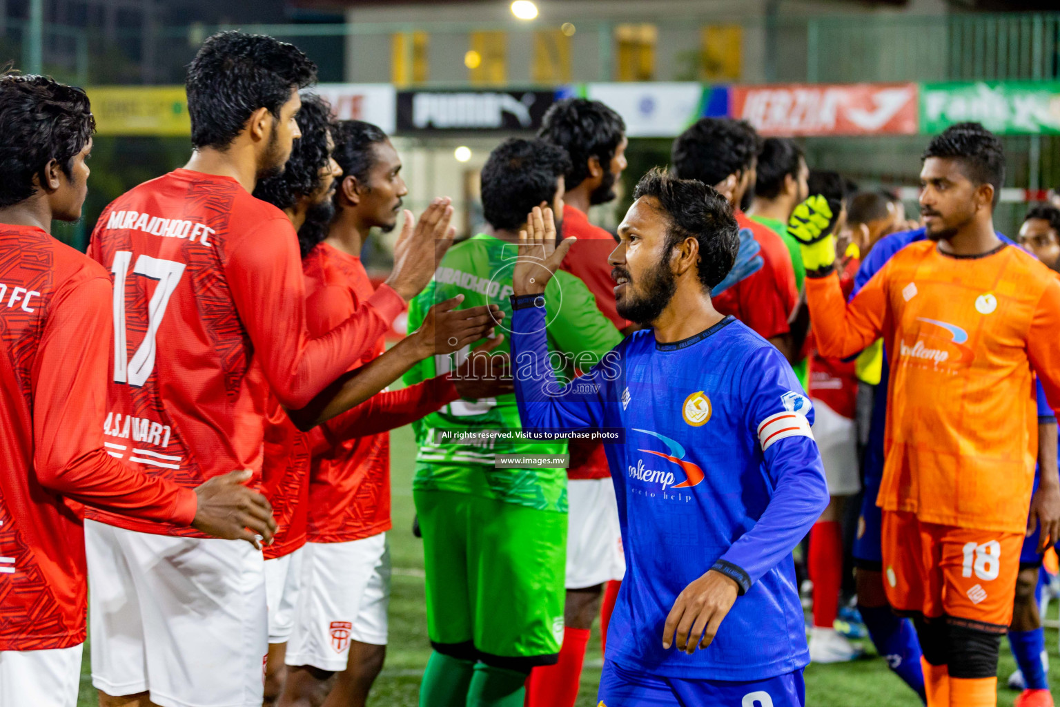 HA. Muraidhoo vs HA. Filladhoo in Day 13 of Golden Futsal Challenge 2023 on 17 February 2023 in Hulhumale, Male, Maldives