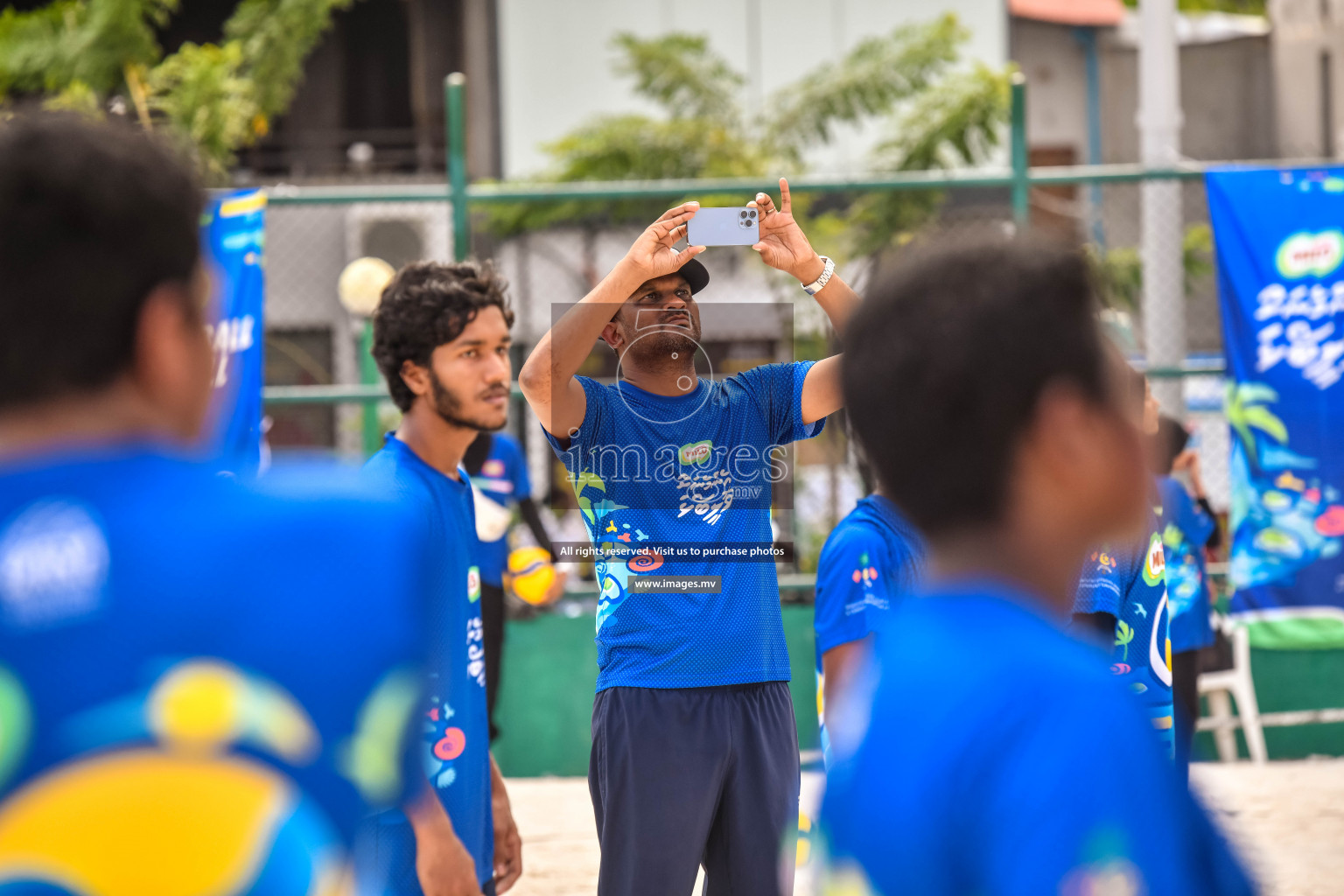 Vollyball players trainning session with Giba Photos by Nausham waheed