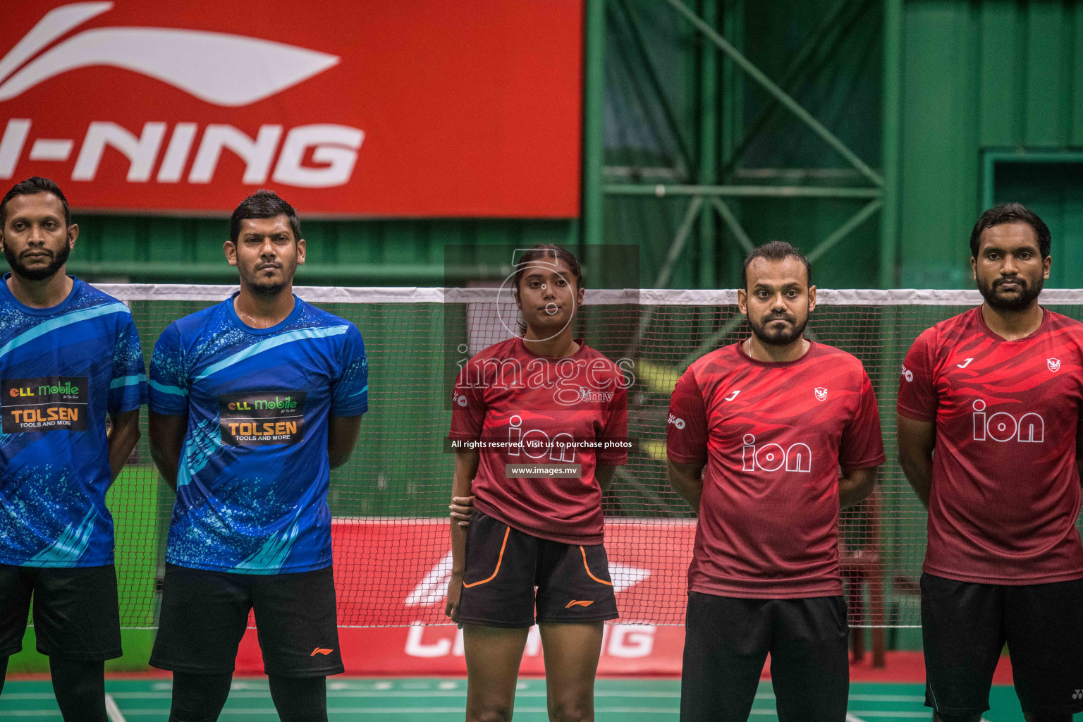 Final of Badminton association mixed group championship 2021 held in Male', Maldives Photos by Nausham Waheed