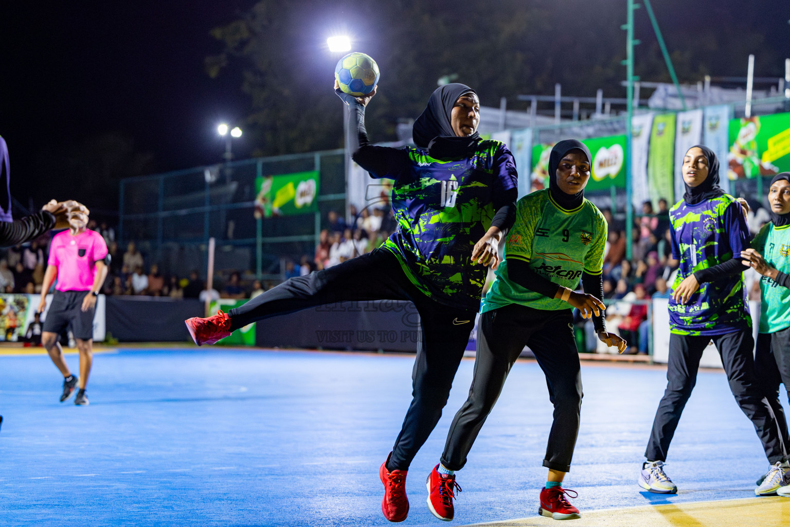 1st Division Final of 8th Inter-Office/Company Handball Tournament 2024, held in Handball ground, Male', Maldives on Tuesday, 11th September 2024 Photos: Nausham Waheed/ Images.mv