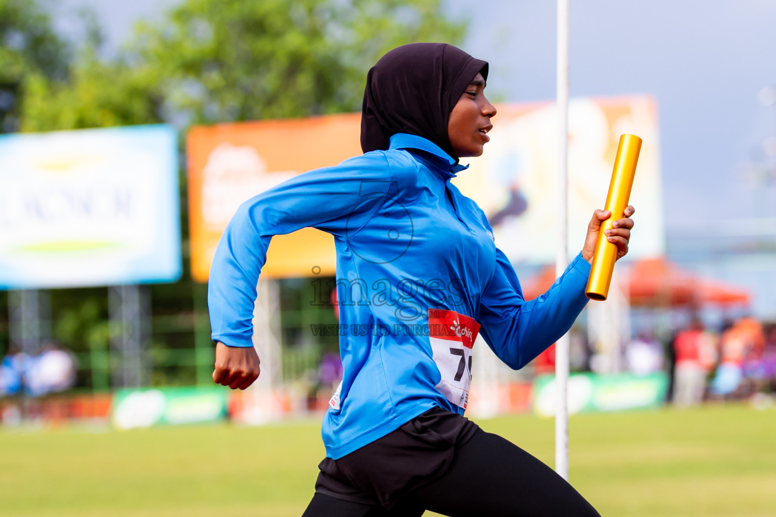 Day 6 of Inter-school Athletics Championship 2025 held in Ekuveni Synthetic Track, Male', Maldives on Sunday, 12th October 2025. Photos by: Nausham Waheed / Images.mv