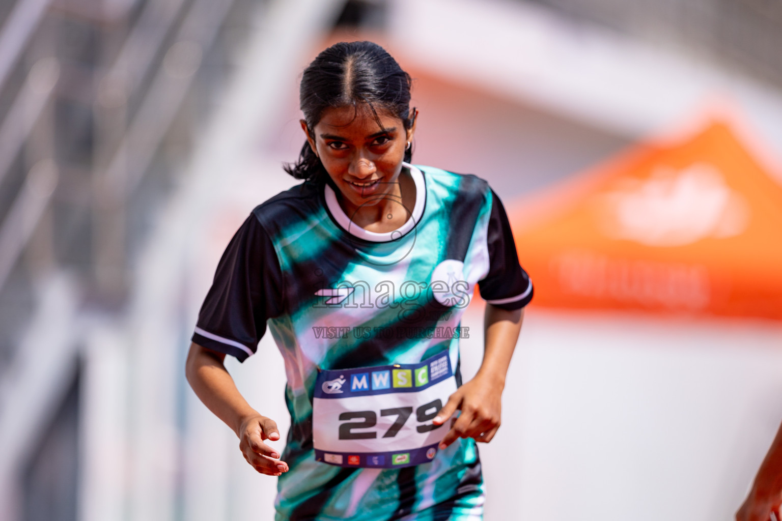 Day 3 of MWSC Interschool Athletics Championships 2024 held in Hulhumale Running Track, Hulhumale, Maldives on Monday, 11th November 2024. 
Photos by: Hassan Simah / Images.mv