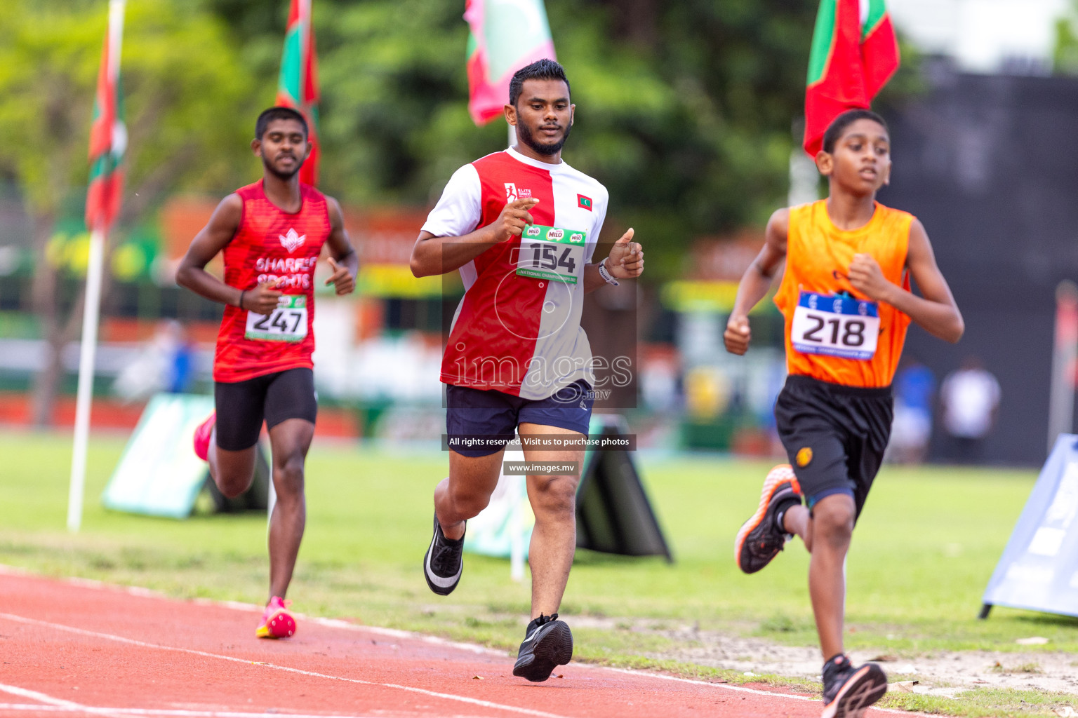 Day 2 of National Athletics Championship 2023 was held in Ekuveni Track at Male', Maldives on Friday, 24th November 2023. Photos: Nausham Waheed / images.mv