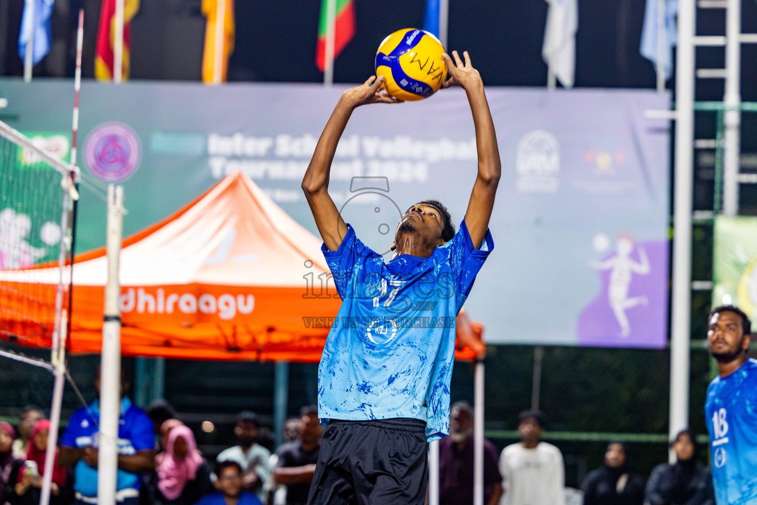 Day 11 of Interschool Volleyball Tournament 2024 was held in Ekuveni Volleyball Court at Male', Maldives on Monday, 2nd December 2024. Photos: Nausham Waheed / images.mv