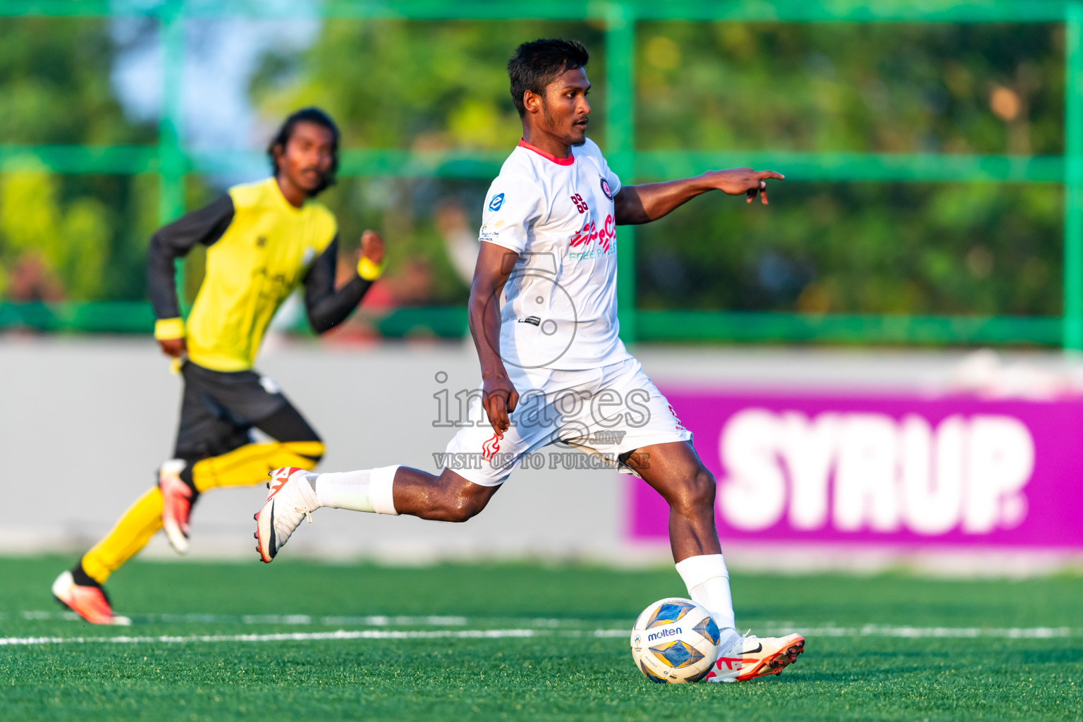 Kanmathi Juniors vs Furious SC from Manadhoo Council Cup 2024 in N Manadhoo Maldives on Monday, 19th February 2023. Photos: Nausham Waheed / images.mv